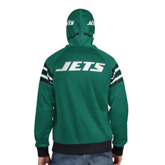 Pro Player Helmet Full-Zip Hooded Track Jacket - New York Jets Jackets
