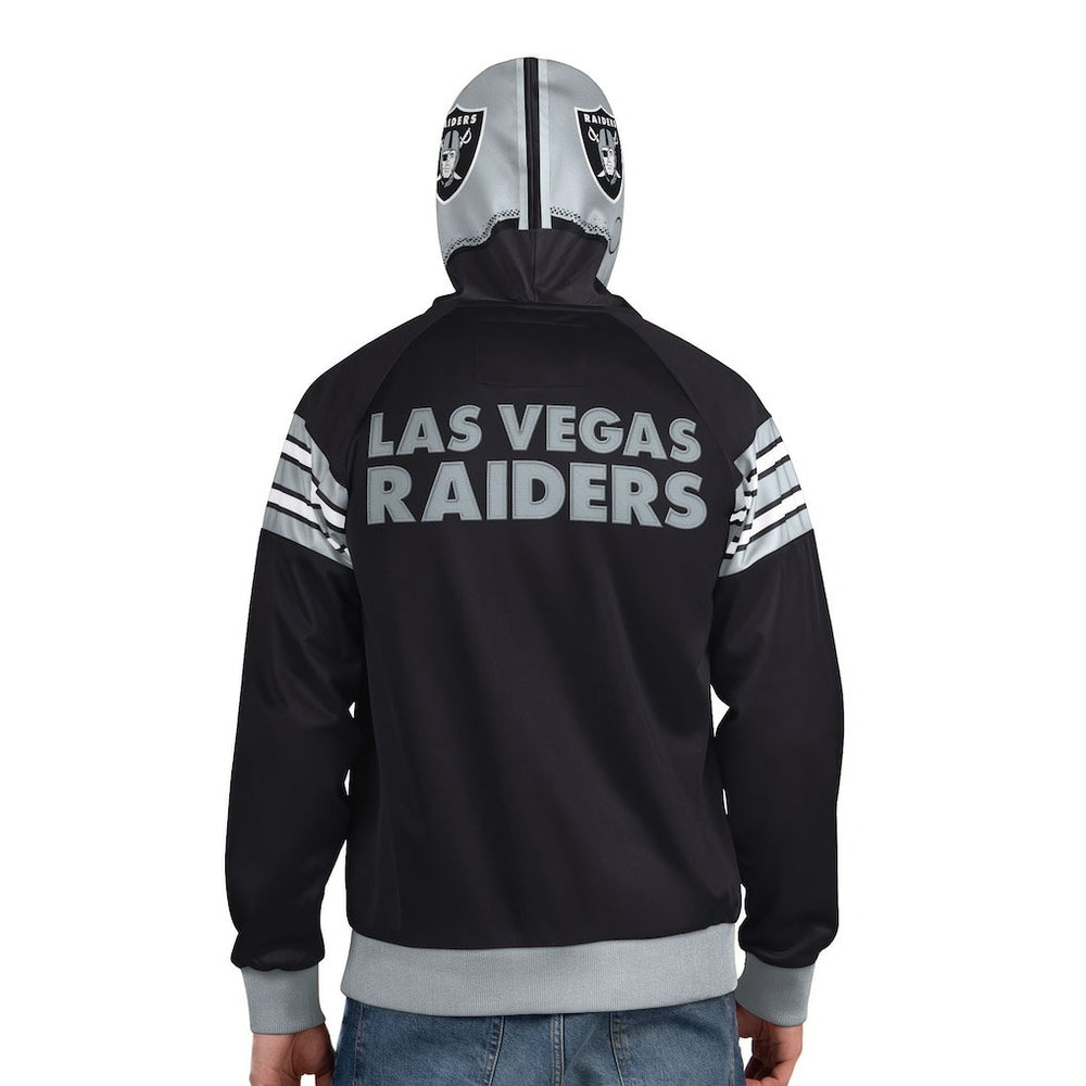 Pro Player Helmet Full-Zip Hooded Track Jacket - Las Vegas Raiders Jackets