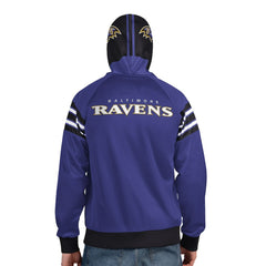 Pro Player Helmet Full-Zip Hooded Track Jacket - Baltimore Ravens Jackets