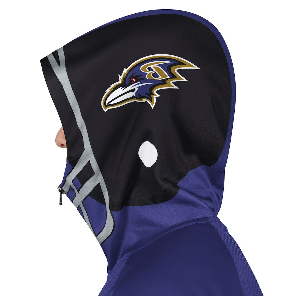 Pro Player Helmet Full-Zip Hooded Track Jacket - Baltimore Ravens Jackets