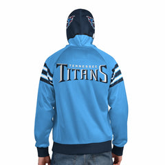 Pro Player Helmet Full-Zip Hooded Track Jacket - Tennessee Titans Jackets