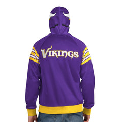 Pro Player Helmet Full-Zip Hooded Track Jacket - Minnesota Vikings Jackets