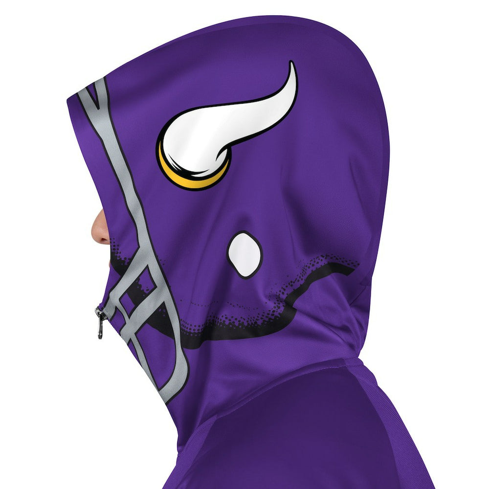 Pro Player Helmet Full-Zip Hooded Track Jacket - Minnesota Vikings Jackets