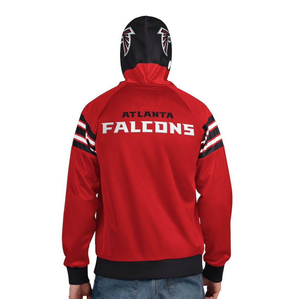 Pro Player Helmet Full-Zip Hooded Track Jacket - Atlanta Falcons Jackets