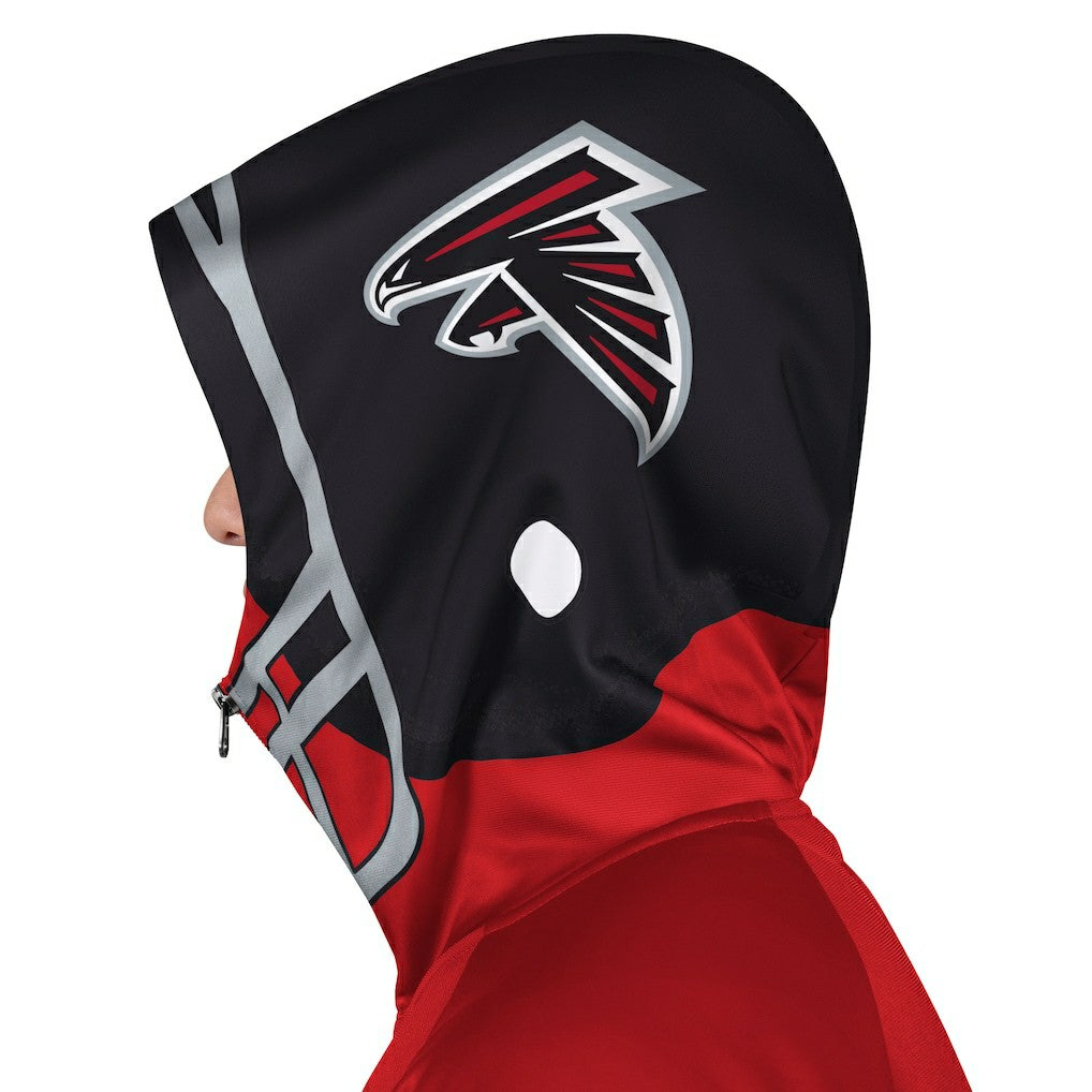 Pro Player Helmet Full-Zip Hooded Track Jacket - Atlanta Falcons Jackets