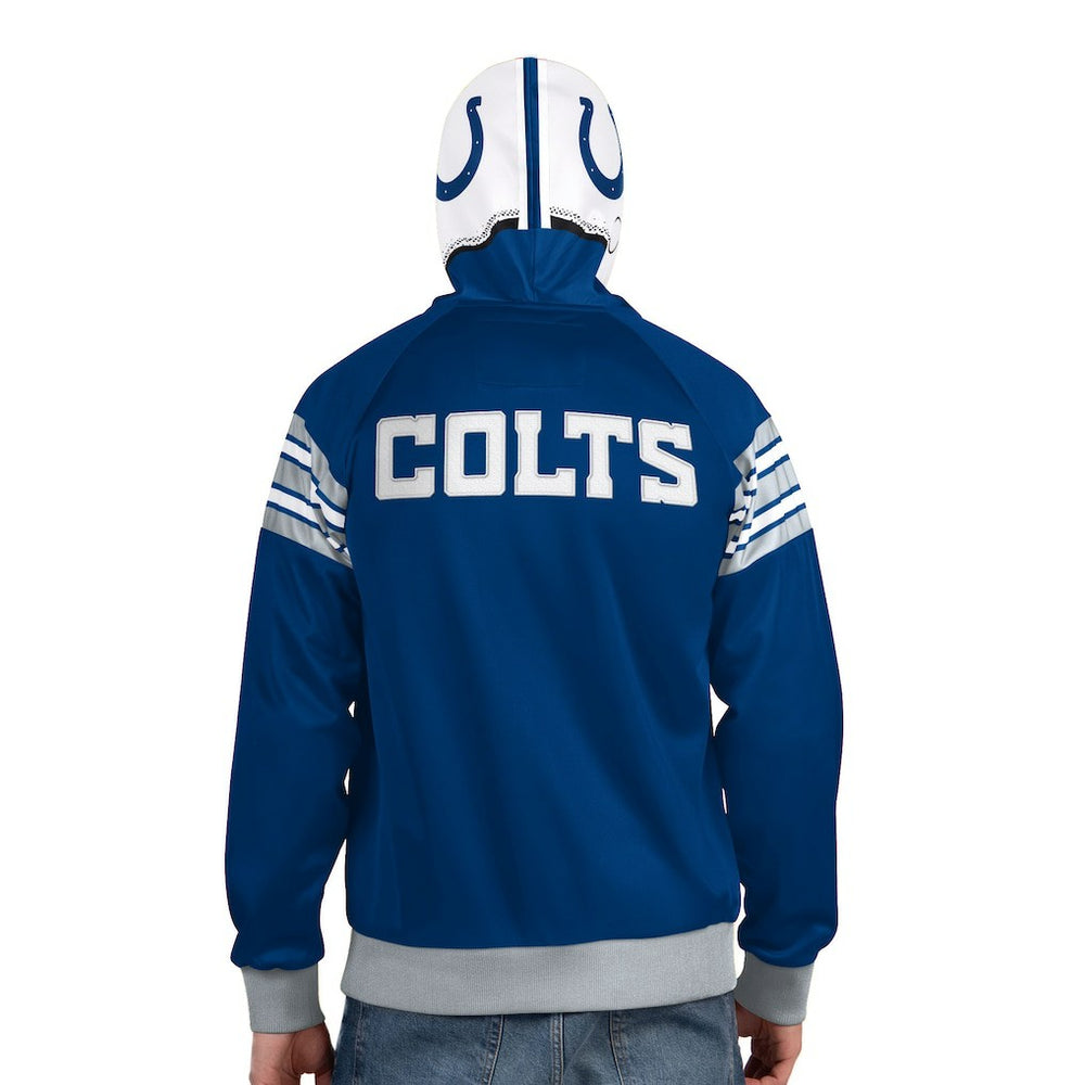 Pro Player Helmet Full-Zip Hooded Track Jacket - Indianapolis Colts Jackets