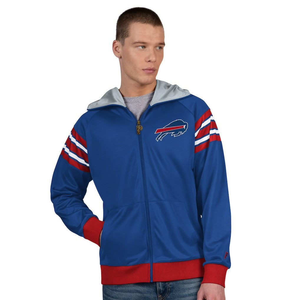 Pro Player Helmet Full-Zip Hooded Track Jacket - Buffalo Bills Jackets