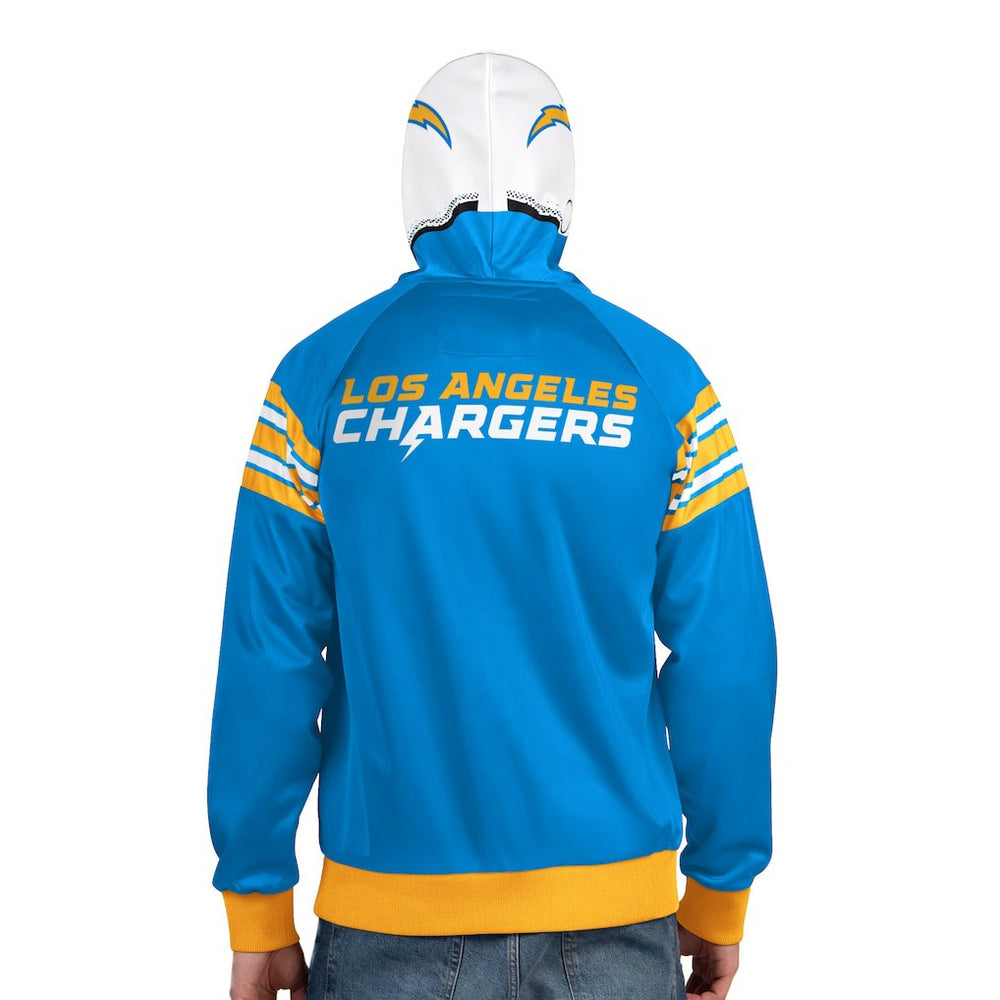 Pro Player Helmet Full-Zip Hooded Track Jacket - Los Angeles Chargers Jackets