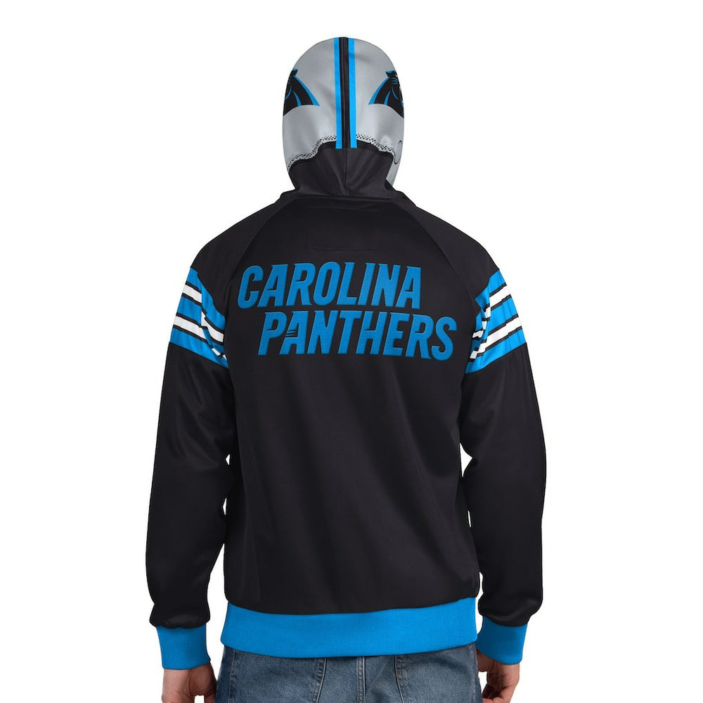 Pro Player Helmet Full-Zip Hooded Track Jacket - Carolina Panthers Jackets