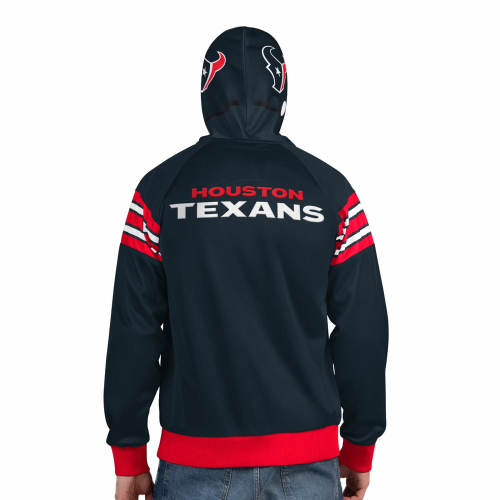 Pro Player Helmet Full-Zip Hooded Track Jacket - Houston Texans Jackets