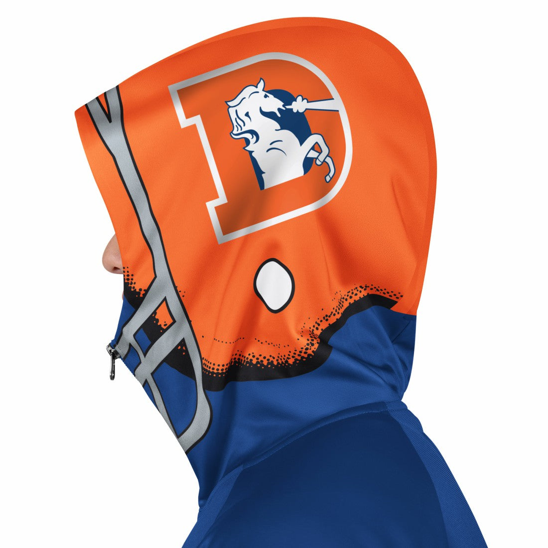 Pro Player Retro Helmet Full-Zip Hooded Track Jacket - Denver Broncos Jackets
