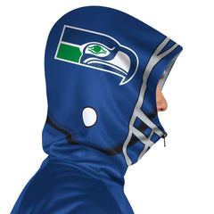 Pro Player Retro Helmet Full-Zip Hooded Track Jacket - Seattle Seahawks Jackets
