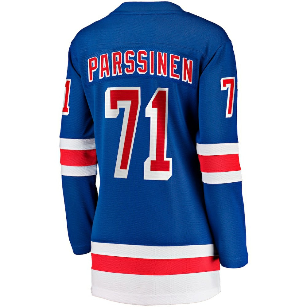 NHL Juuso Parssinen New York Rangers Fanatics Women's Home Breakaway Player Jersey