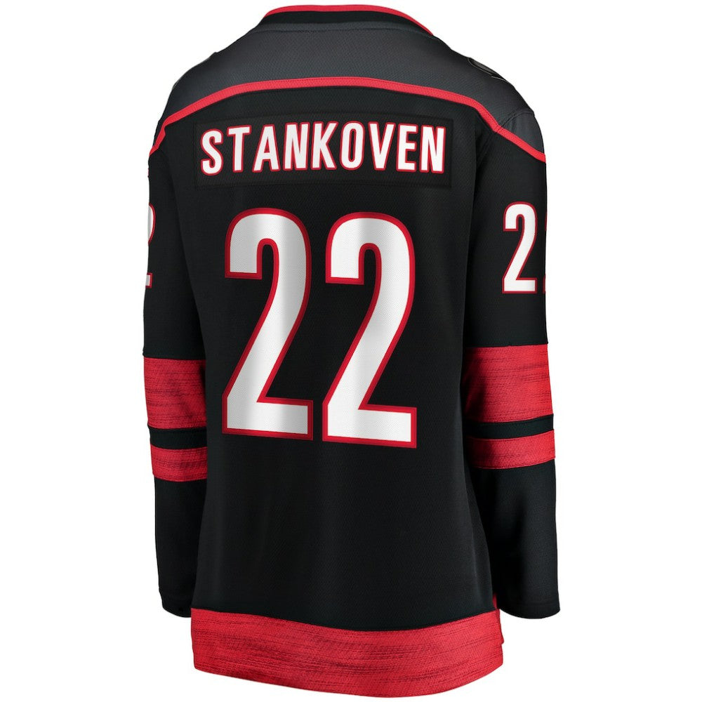 NHL Logan Stankoven Carolina Hurricanes Fanatics Women's Home Breakaway Player Jersey