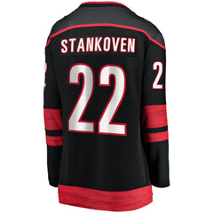 NHL Logan Stankoven Carolina Hurricanes Fanatics Women's Home Breakaway Player Jersey