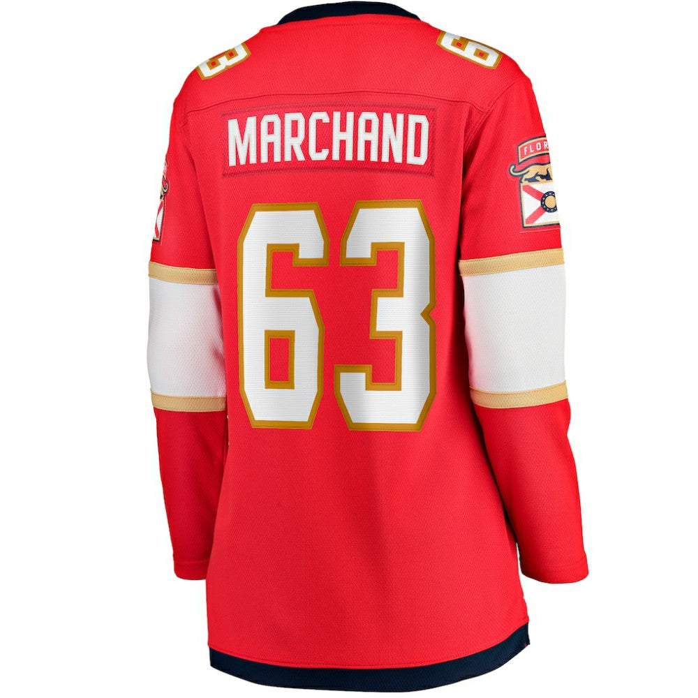 NHL Brad Marchand Florida Panthers Fanatics Women's Home Breakaway Player Jersey