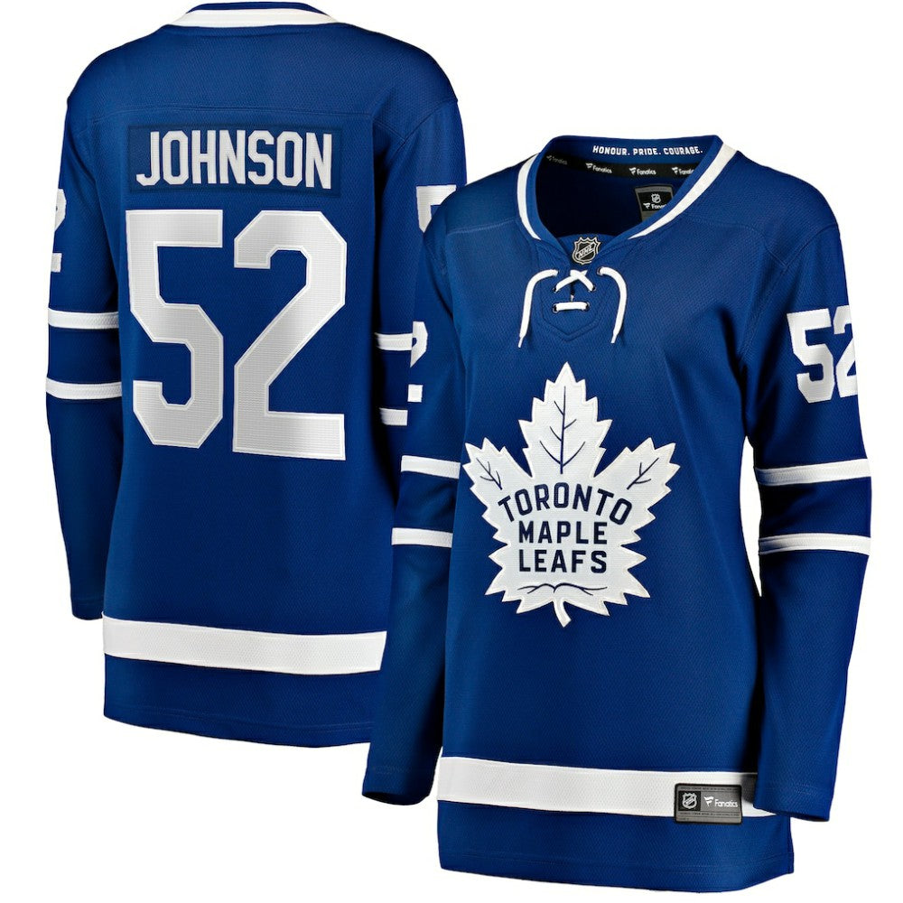 NHL Reese Johnson Toronto Maple Leafs Fanatics Women's Home Breakaway Player Jersey