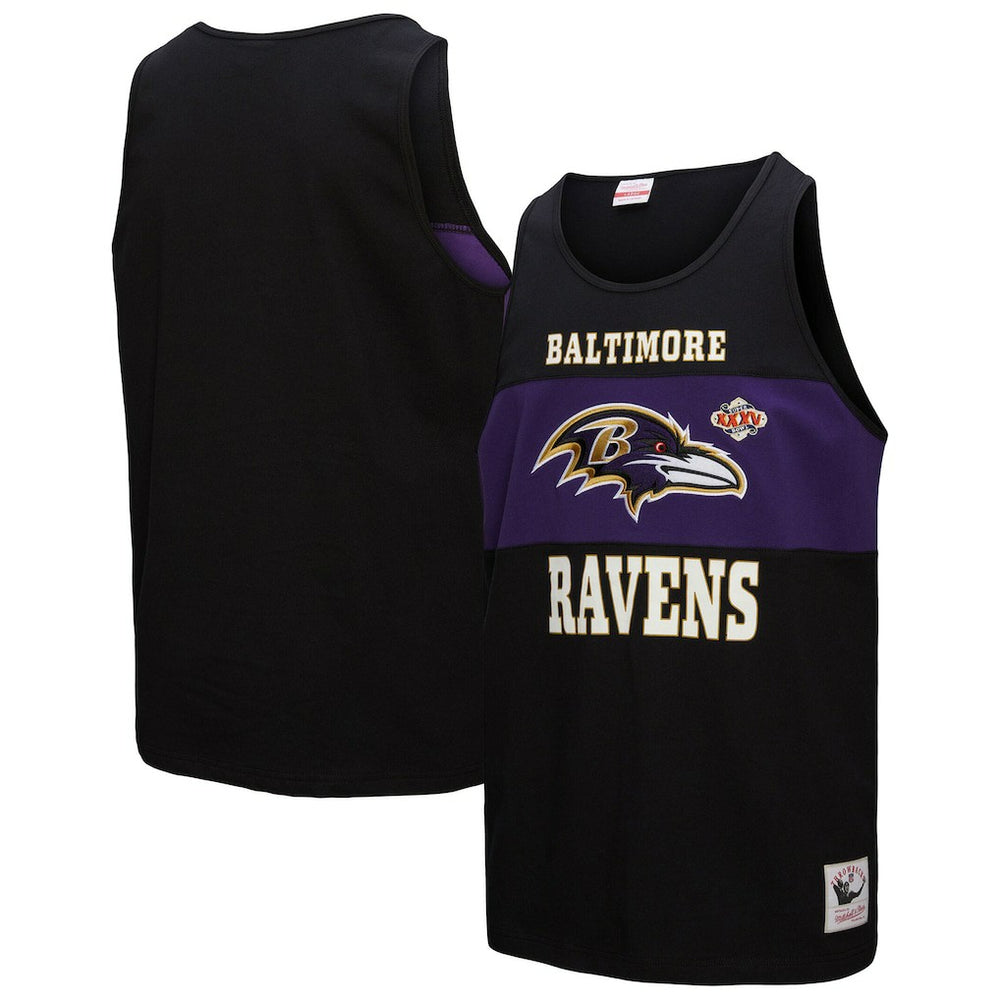 Retro Colorblock Tank Top - Baltimore Ravens Tops