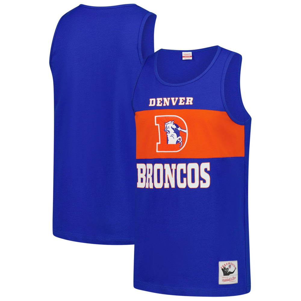 Retro Colorblock Tank Top - Denver Broncos Tops