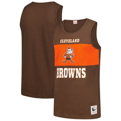 Retro Colorblock Tank Top - Cleveland Browns Tops