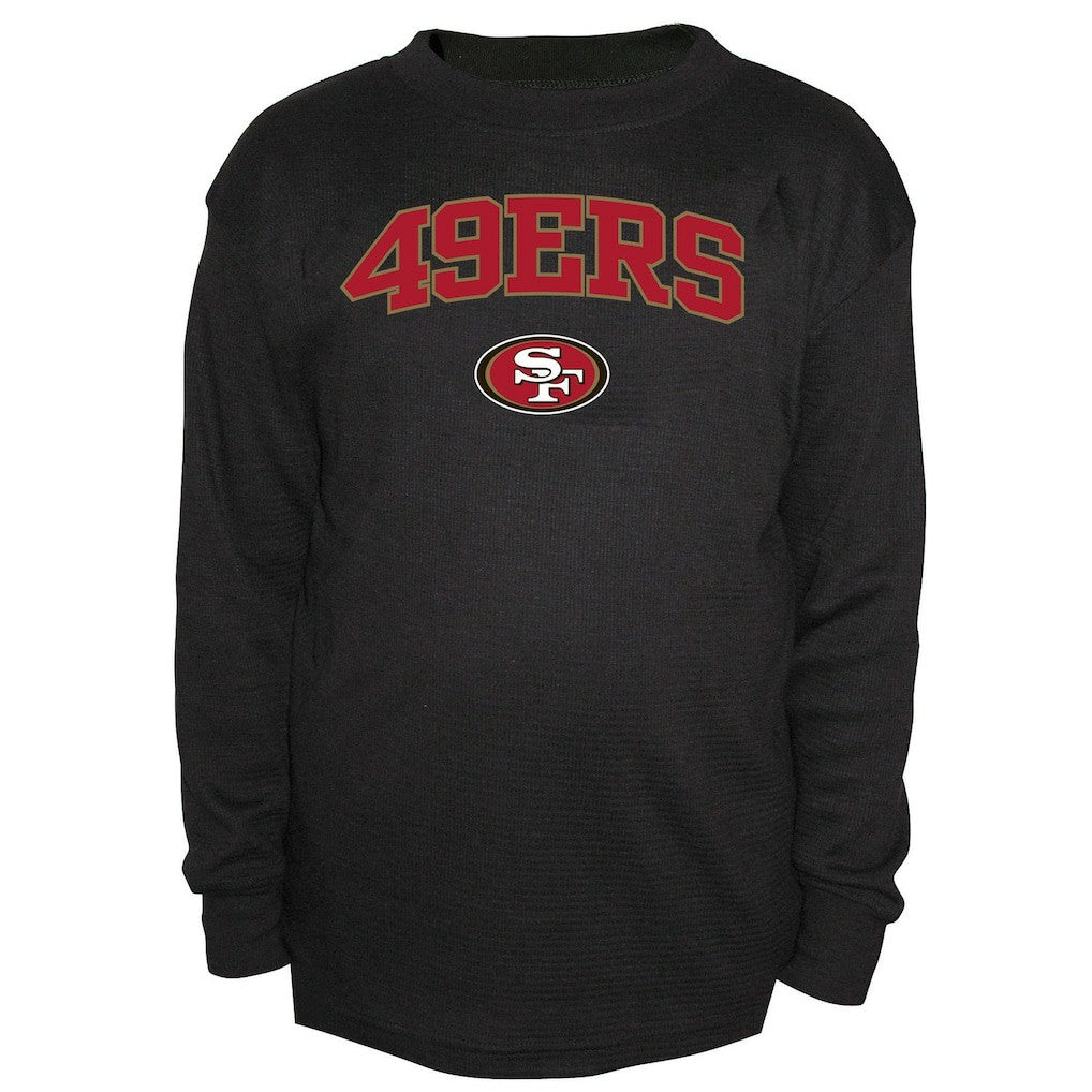 Big & Tall Thermal Long Sleeve Crew Neck T-Shirt - San Francisco 49ers T-shirts