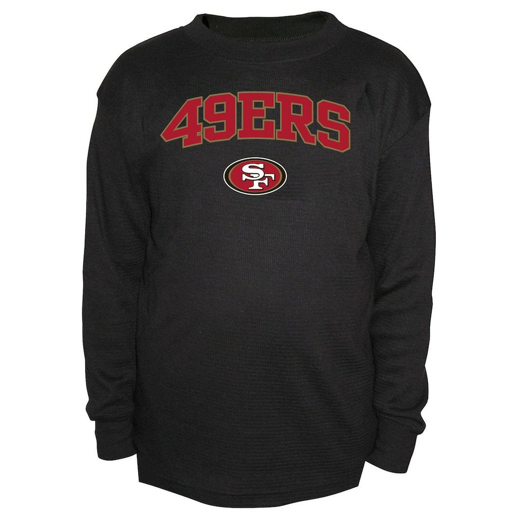Big & Tall Thermal Long Sleeve Crew Neck T-Shirt - San Francisco 49ers T-shirts