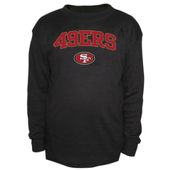 Big & Tall Thermal Long Sleeve Crew Neck T-Shirt - San Francisco 49ers T-shirts