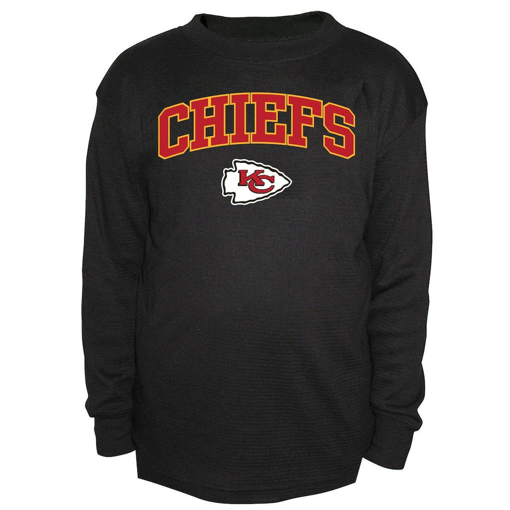 Big & Tall Thermal Long Sleeve Crew Neck T-Shirt - Kansas City Chiefs T-shirts