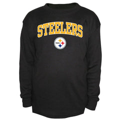 Big & Tall Thermal Long Sleeve Crew Neck T-Shirt - Pittsburgh Steelers T-shirts
