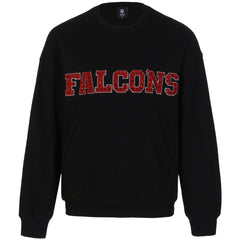 Cuce Women's Chenille Jeweled Sweatshirt - Atlanta Falcons Sweatshirts