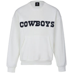 Cuce Women's Chenille Jeweled Sweatshirt - Dallas Cowboys Sweatshirts