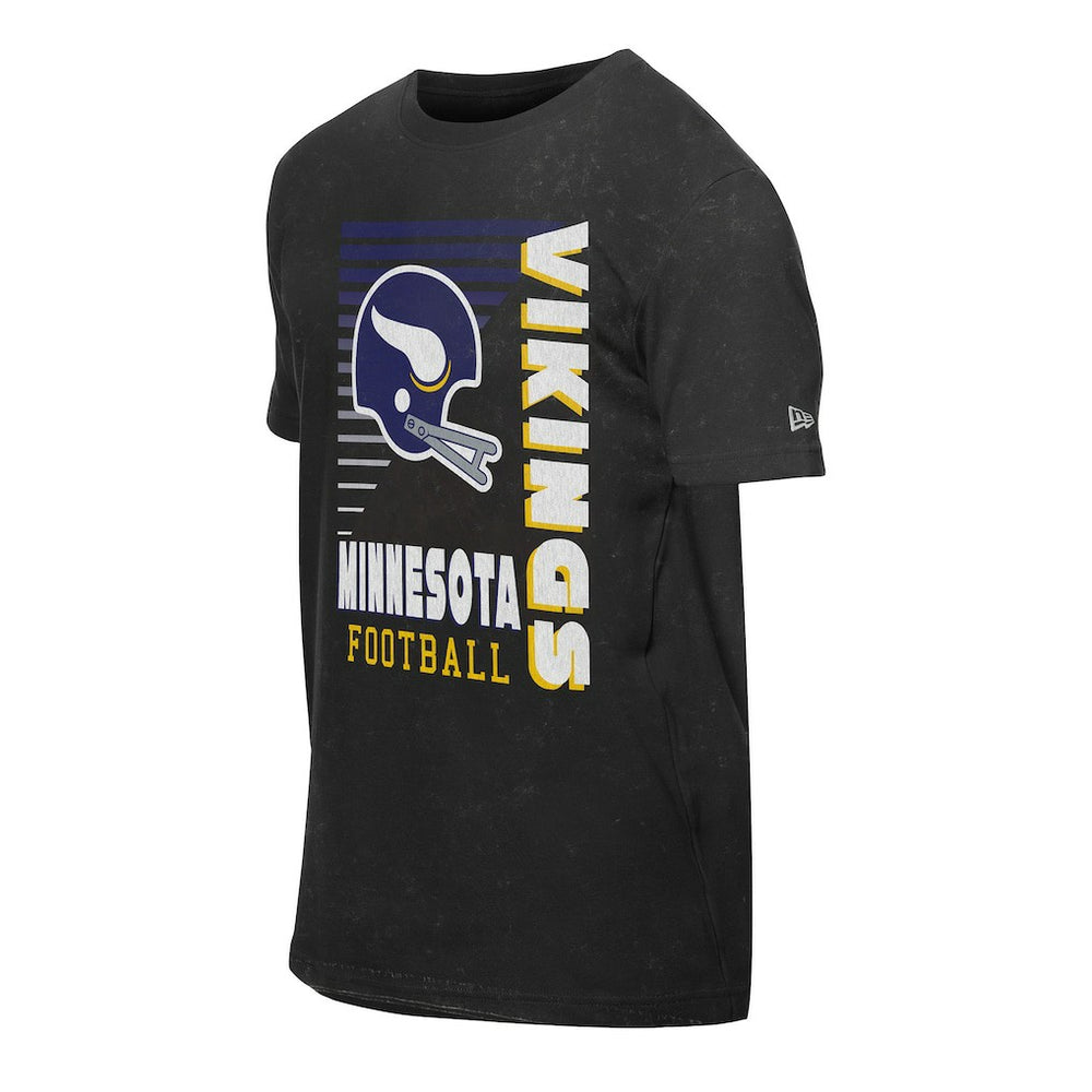 Retro Logo Enzyme Washed Oversized T-Shirt - Minnesota Vikings T-shirts