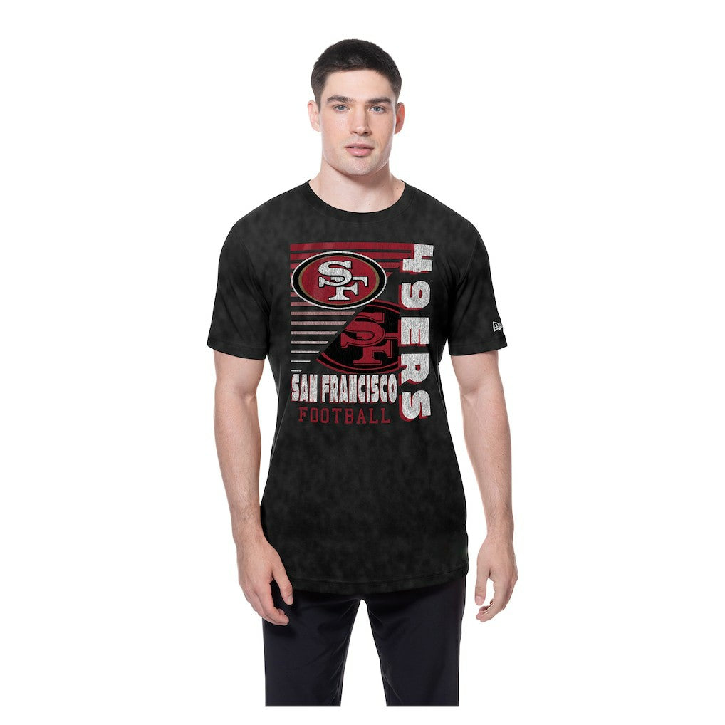 Enzyme Washed Oversized T-Shirt - San Francisco 49ers T-shirts