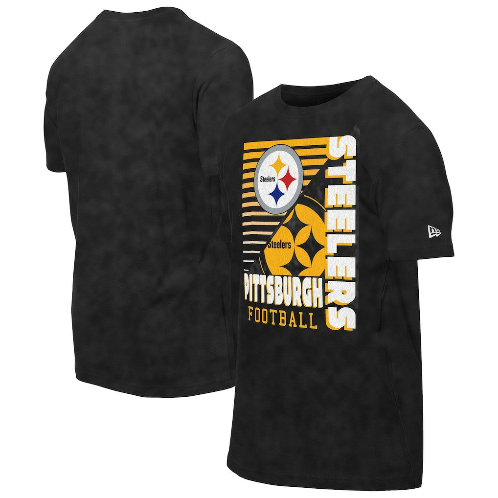 Enzyme Washed Oversized T-Shirt - Pittsburgh Steelers T-shirts