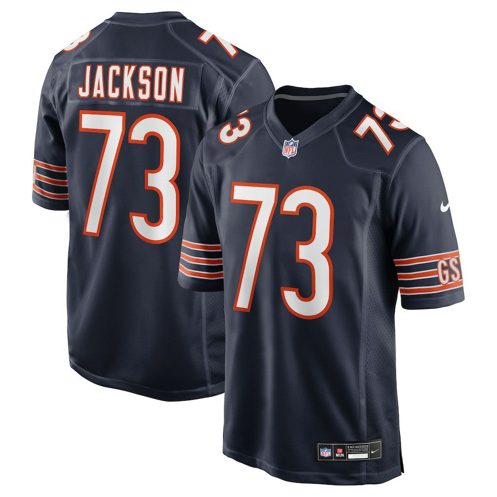 Jonah Jackson  Team Game Jersey - Chicago Bears Jerseys