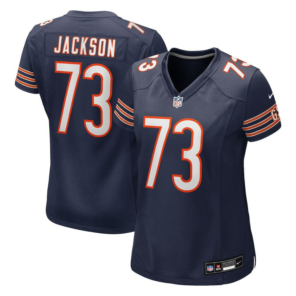 Jonah Jackson  Women's Team Game Jersey - Chicago Bears Jerseys