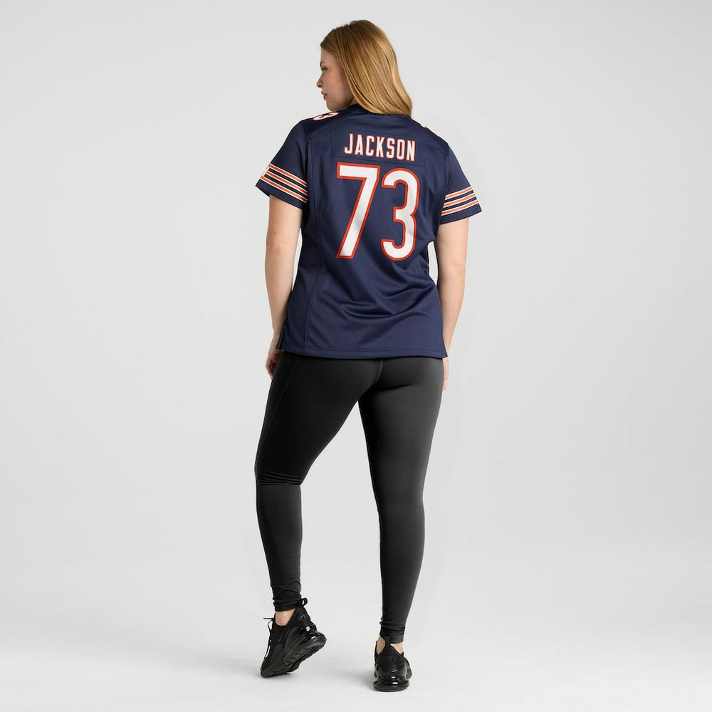 Jonah Jackson  Women's Team Game Jersey - Chicago Bears Jerseys