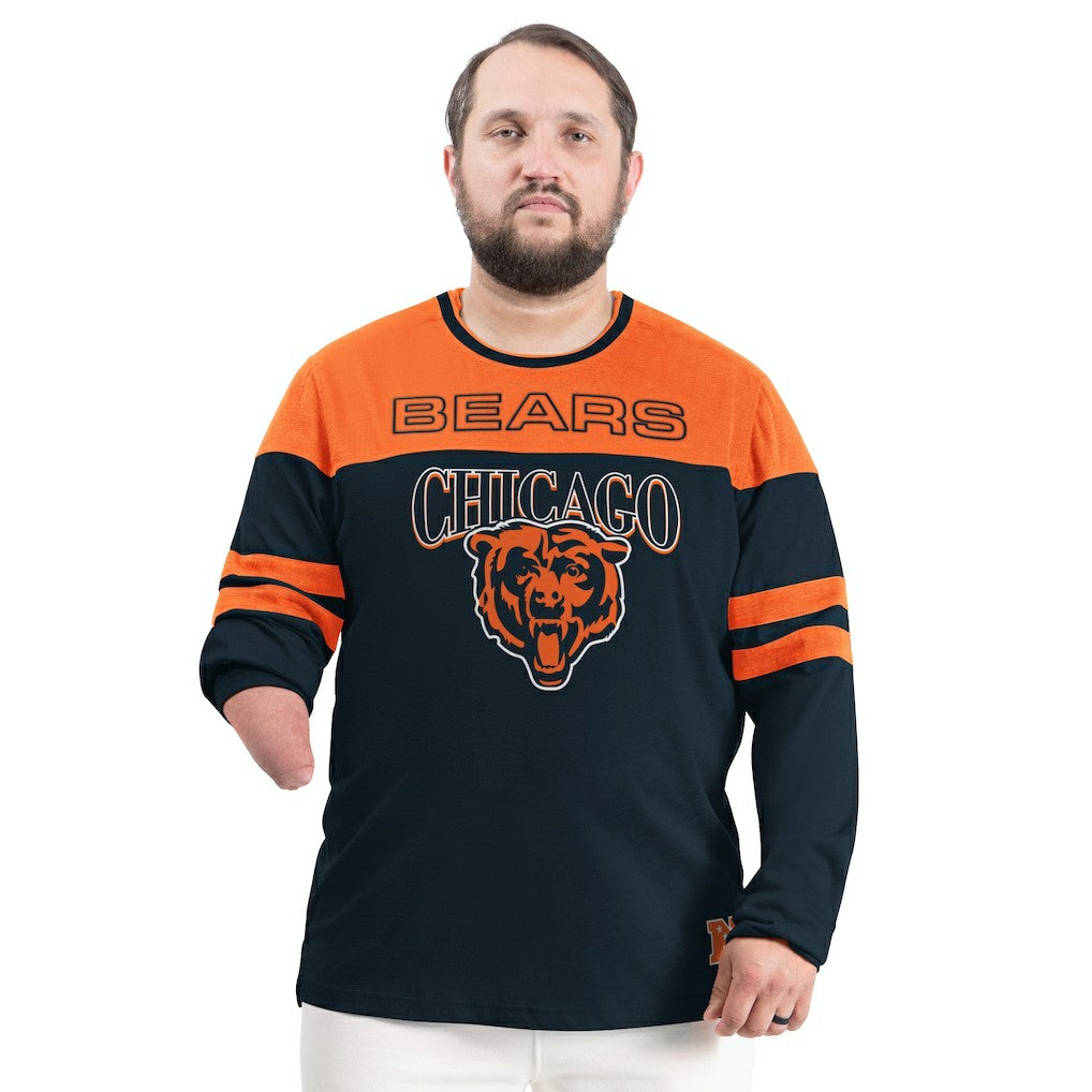 G-III Sports by Carl Banks Adaptive Outlast Long Sleeve T-Shirt - Chicago Bears T-shirts