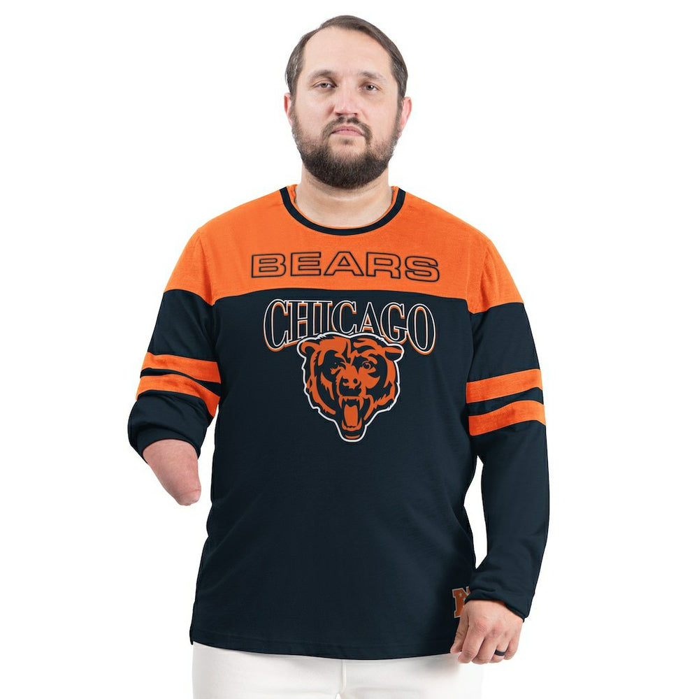 G-III Sports by Carl Banks Adaptive Outlast Long Sleeve T-Shirt - Chicago Bears T-shirts