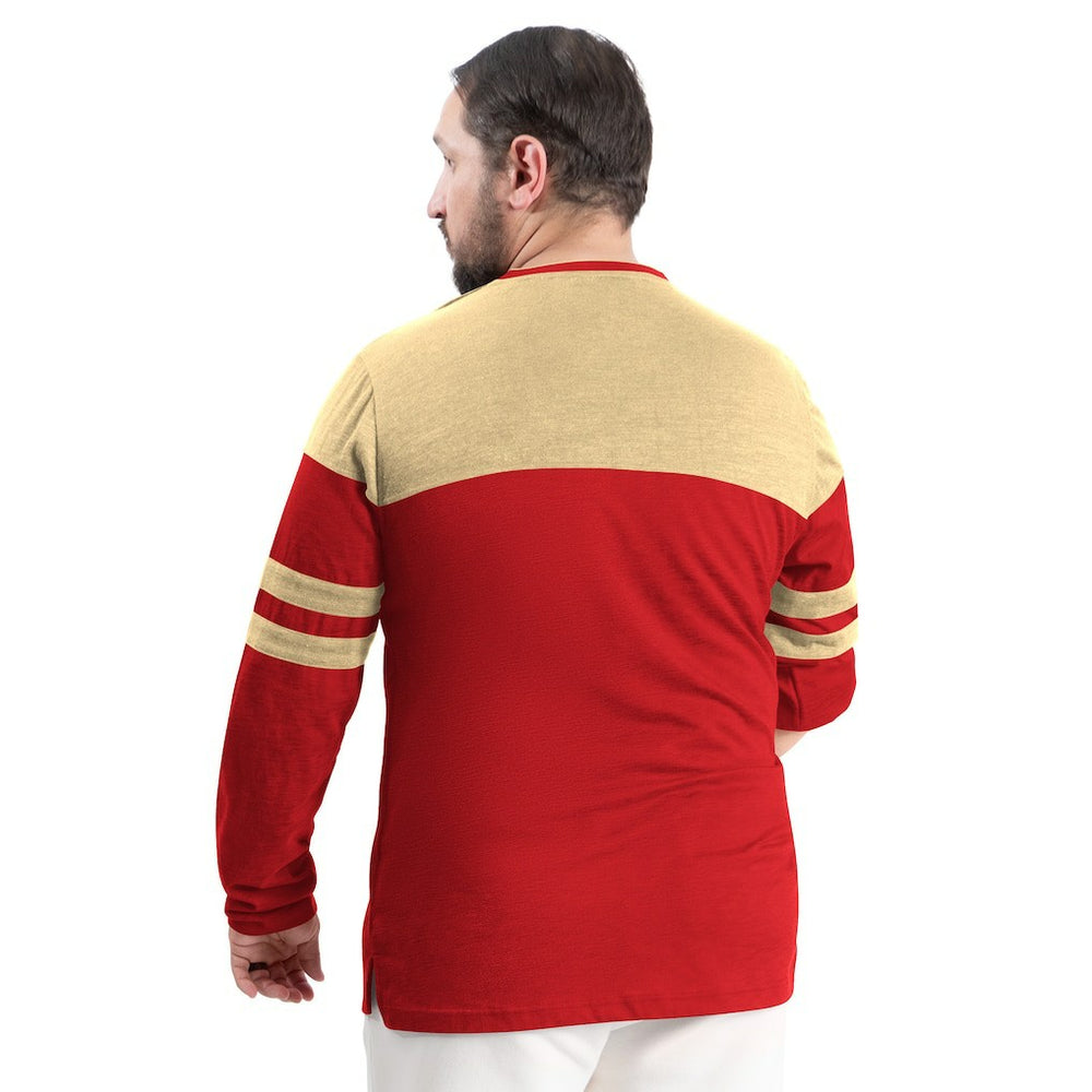 G-III Sports by Carl Banks Adaptive Outlast Long Sleeve T-Shirt - San Francisco 49ers T-shirts