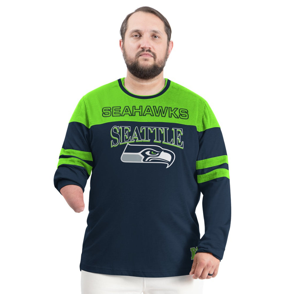 G-III Sports by Carl Banks Adaptive Outlast Long Sleeve T-Shirt - Seattle Seahawks T-shirts