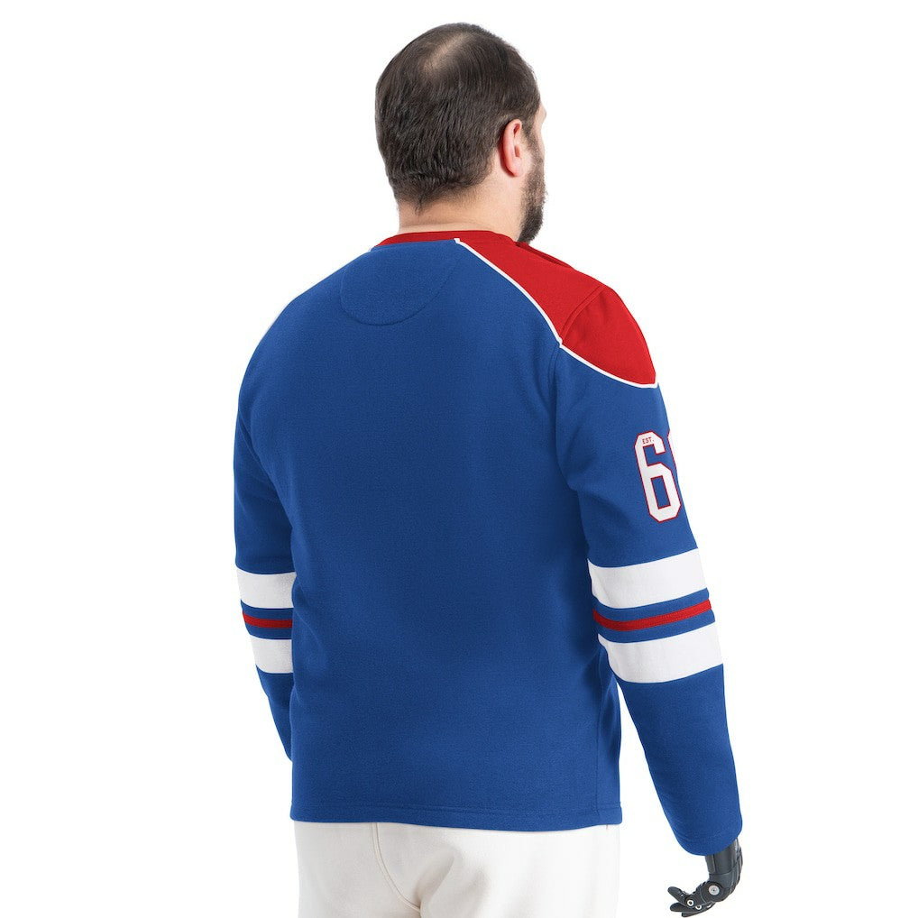 G-III Sports by Carl Banks Adaptive Lord Stanley Crewneck Sweatshirt - Buffalo Bills Sweatshirts