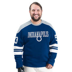 G-III Sports by Carl Banks Adaptive Lord Stanley Crewneck Sweatshirt - Indianapolis Colts Sweatshirts