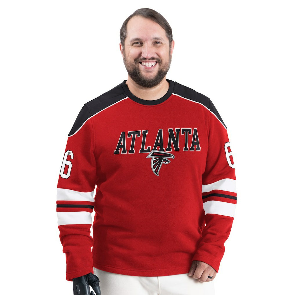 G-III Sports by Carl Banks Adaptive Lord Stanley Crewneck Sweatshirt - Atlanta Falcons Sweatshirts
