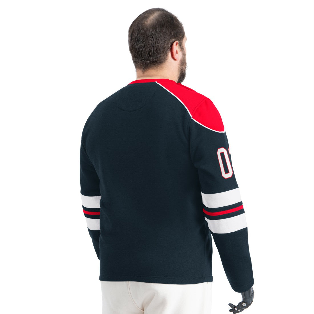 G-III Sports by Carl Banks Adaptive Lord Stanley Crewneck Sweatshirt - Houston Texans Sweatshirts