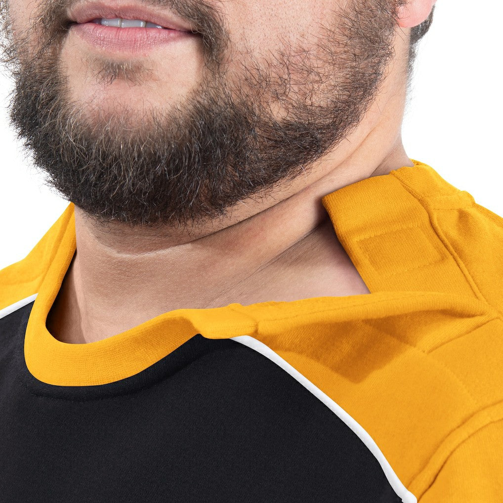 G-III Sports by Carl Banks Adaptive Lord Stanley Crewneck Sweatshirt - Pittsburgh Steelers Sweatshirts