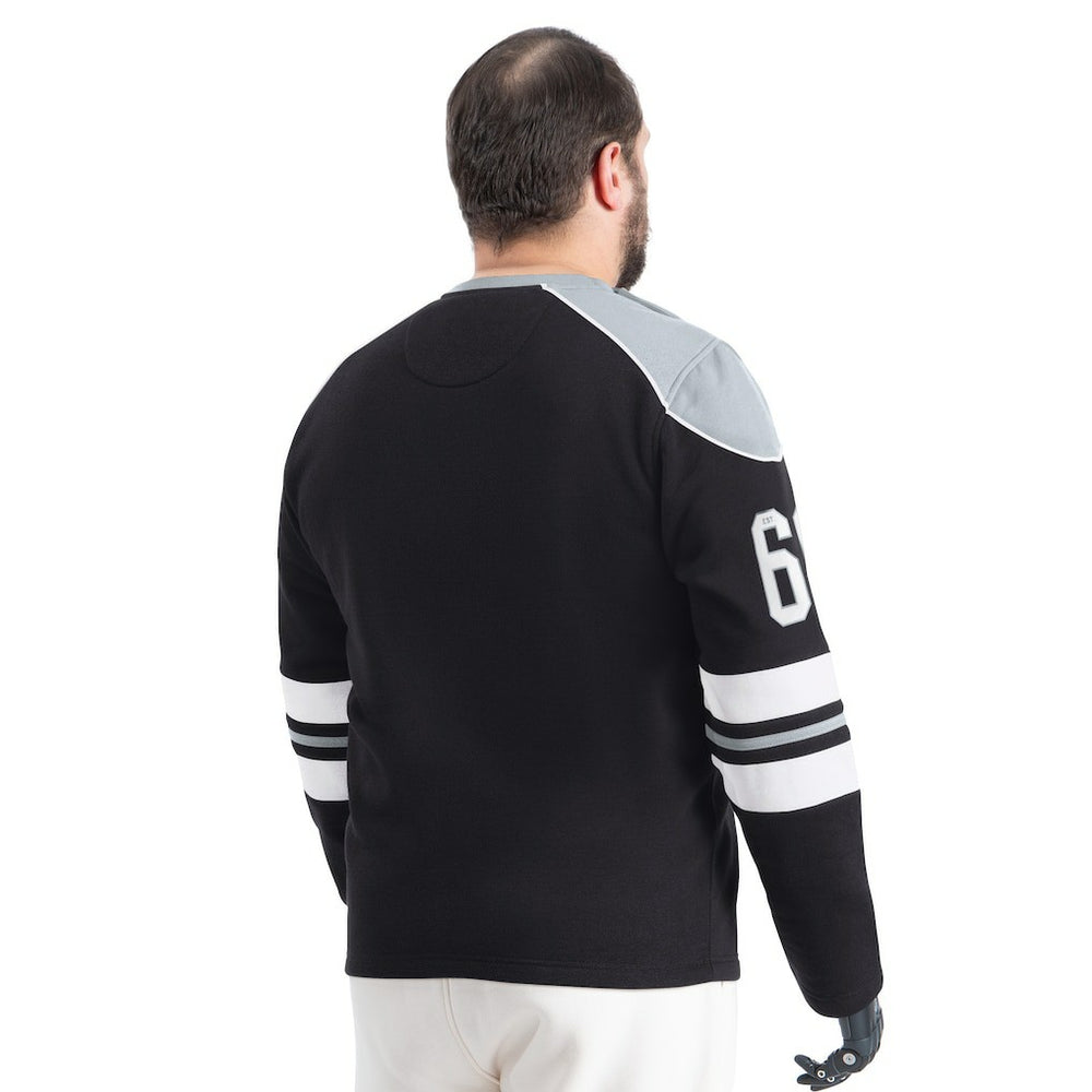 G-III Sports by Carl Banks Adaptive Lord Stanley Crewneck Sweatshirt - Las Vegas Raiders Sweatshirts