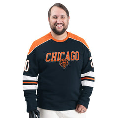 G-III Sports by Carl Banks Adaptive Lord Stanley Crewneck Sweatshirt - Chicago Bears Sweatshirts