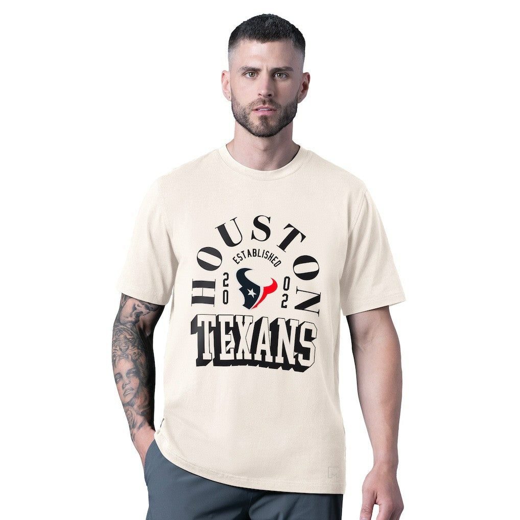 MSX by Michael Strahan Whiteout Vintage T-Shirt - Houston Texans T-shirts