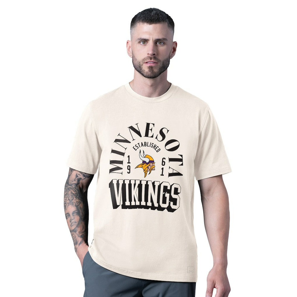 MSX by Michael Strahan Whiteout Vintage T-Shirt - Minnesota Vikings T-shirts